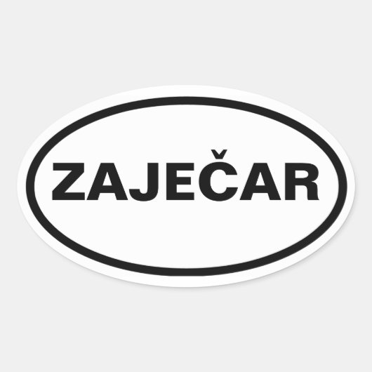 フォー・ザジェチャル 楕円形シール (正面)