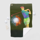 フォー！全カスタムプレイヤー用ゴルフタオル ゴルフタオル (インサイチュ)