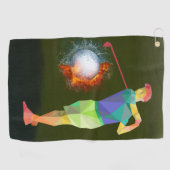 フォー！全カスタムプレイヤー用ゴルフタオル ゴルフタオル (横)