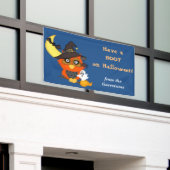 フオウルハロウィパーソナライズされたーン 横断幕 (ビルの外側)