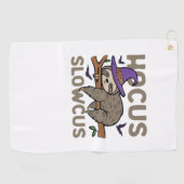 フカススローカスコックハロウィーンスロースクラシックT-Shir ゴルフタオル (横)