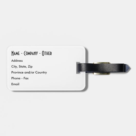 フカスタマイズライ漁 ラゲッジタグ (裏面横)