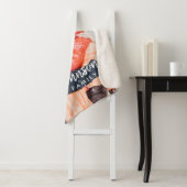 フカスタムァミリの写真と名前のタイポグラフィ シェルパブランケット (インサイチュ)