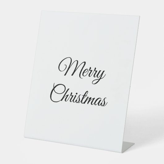 フカスタムォトのクリスマスを追加しまパーソナライズされたす 台座サイン (正面)