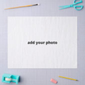 フカスタムォトのクリスマスを追加しまパーソナライズされたす    薄葉紙 (クラフト)