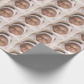 フカスタムォトアップロードデザイン自分の写真 ラッピングペーパー (角)