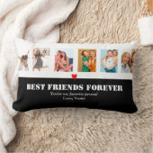 フカスタムォトコラージュBFF誕生日ギフト ランバークッション (ブランケット)