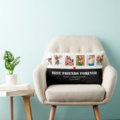 フカスタムォトコラージュBFF誕生日ギフト ランバークッション (椅子)