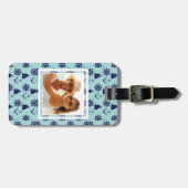 フカスタムォトシーサイドパターン ラゲッジタグ (正面横)