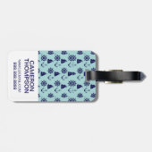 フカスタムォトシーサイドパターン ラゲッジタグ (裏面横)