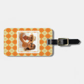 フカスタムォトセーター背景 ラゲッジタグ (正面横)