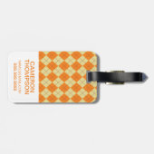 フカスタムォトセーター背景 ラゲッジタグ (裏面横)