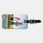 フカスタムォトゼブラパターン ラゲッジタグ (正面横)