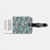 フカスタムォトゼブラパターン ラゲッジタグ (裏面横)