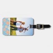 フカスタムォトパステル航海のパターン ラゲッジタグ (正面横)