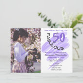 フカスタムォトパープル「50と素晴らしい」パーティー 招待状 (スタンド正面)