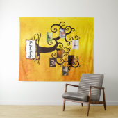 フカスタムォトファミリーのツリぶら下がったー壁 タペストリー (インサイチュ(横))