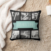 フカスタムォトミントバナー文字 クッション (ブランケット)
