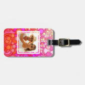 フカスタムォトレトロサークル ラゲッジタグ (正面横)