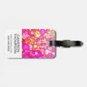 フカスタムォトレトロサークル ラゲッジタグ (裏面横)