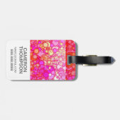 フカスタムォトレトロサークル ラゲッジタグ (裏面横)