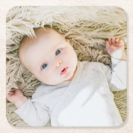 フカスタムォト紙コースター スクエアペーパーコースター