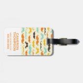 フカスタムォト&モノグラム口ひげ3 ラゲッジタグ (裏面横)