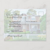 フカスタムォトWe Moving Own Photo New Home 案内ポストカード (裏面)