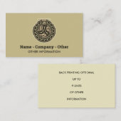 フカスタムライフィッシングリールデザインアングラーズ 名刺 (正面/裏面)