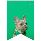 フカスタムラッグスバースデーペットドッグ  バンティングフラッグ (第1の旗)