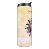 フカスタムラワーシェイプフォトパステルウォーターカラー タンブラー (回転左)