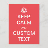 フカスタムル保落ち着いてカスタマイズ. ポストカード (正面)