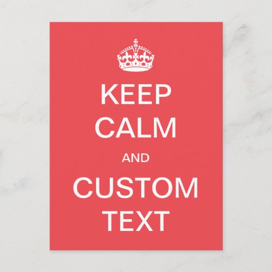 フカスタムル保落ち着いてカスタマイズ. ポストカード (正面)