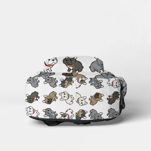 フカスタムレンチエリュック プリントバックパック (底面)