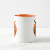 フカスポカスオレンジハロウィンムーン先生 マグカップ (中央)