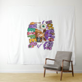 フカスポカスハイファールハロウィーンカウズ タペストリー (インサイチュ(横))