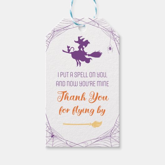 フカスポカスハロウィンサンキューホテルメッセージカード ギフトタグ (正面)