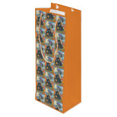 フカスポカスブラックキャットハロウィーン抱き枕 – ワイン ワインギフトバッグ (裏面アングル)