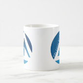 フカヒレを含まない三粒球 コーヒーマグカップ (中央)
