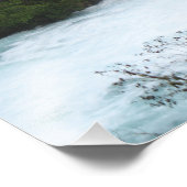 フカ秋ズニュージーランド，タウポ湖の近く フォトプリント            (角)