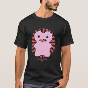 フガラー・ギャップトゥース・マクグー・ライラック・レトロ和風テキスト Tシャツ