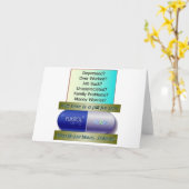 フキトール、仕事最低の、仕事の経験、心配なし。 カード (黄色い花)