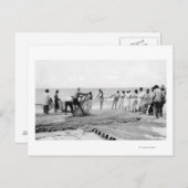 フキラウネットメンズ魚釣りハワイサーフフォト ポストカード (正面/裏面)