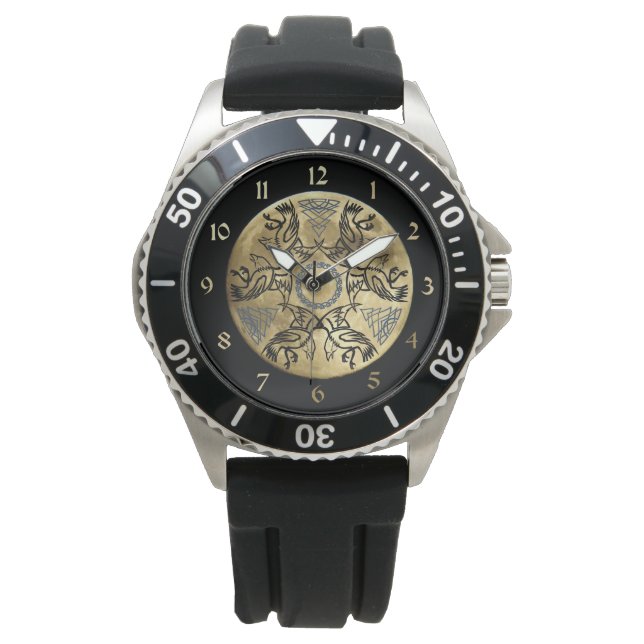 フギン&ムニン 腕時計 (正面)