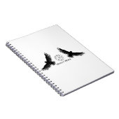 フギン&ムニン | Vegvisr | Odins Raben | schwarz ノートブック (右側)