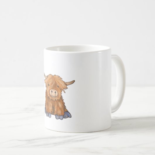 フギーハリー – フワフワのフワフワのフワフワフワフワのシリーズClaの一部 コーヒーマグカップ (正面右)