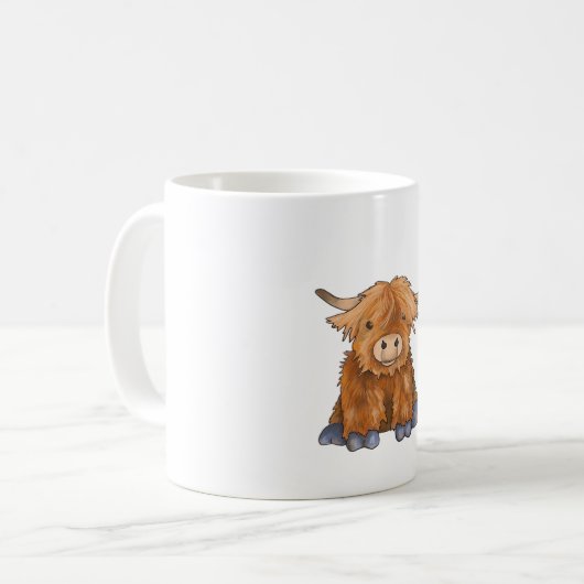 フギーハリー – フワフワのフワフワのフワフワフワフワのシリーズClaの一部 コーヒーマグカップ (正面左)