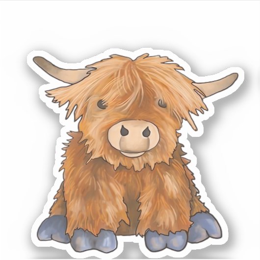 フギーハリー – フワフワのフワフワのフワフワフワフワのシリーズClaの一部 シール (正面)