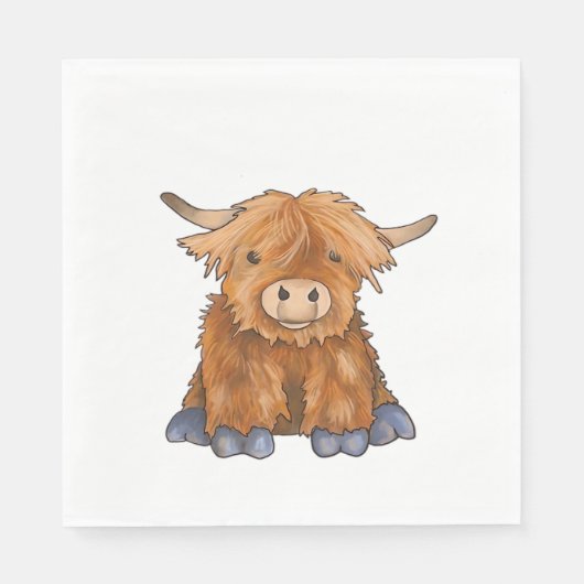 フギーハリー – フワフワのフワフワのフワフワフワフワのシリーズClaの一部 スタンダードランチョンナプキン (正面)