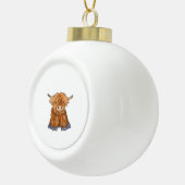 フギーハリー – フワフワのフワフワのフワフワフワフワのシリーズClaの一部 セラミックボールオーナメント (右)